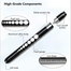 Portable LED Flashlight Work Light Medical First Aid Pen Light Torch Lamp With Pupil Gauge Measurements Doctor Nurse Diagnosis image
