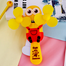 Portable Manual Hand Crank MINI FAN Without Battery Useful Shile Travelling, Exercising, Outdoor Activities And Power Cuts (handfan_double_minion) Minion image