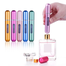Portable Mini Perfume Bottle Set – 5ML Refillable Spray for Travel and Outdoor (5pcs) image