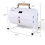Portable Outdoor Barbecue Stove Double Sided Use Complete Set Charcoal Oven Tool Camping Barbecue Stainless Steel Grill Mesh Oven image