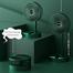 Portable USB Folding Fan Retractable Floor Standing Fan image