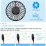 Portable USB Rechargeable Neck Fan image