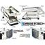 Potato Chopper for French Fries - Silver image
