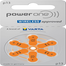 Power One 60 x Hearing Aid Batteries Type 10 13 312 675 Orange image