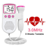 Pregnancy Handheld Baby Heartbeat Detector 3.0MHz Portable Fetal Doppler image