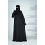 Premium 3 Part Shrug Abaya Set | Black image