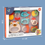 Premium Children's Teether Early Education Training Set Toy For Baby Hand Teether With Jhunjhuni CN 9 Pcs Set View image