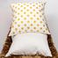 Agrey Hometex Premium Cotton Cushion Cover Gold Sparkle 16x16 Inch image
