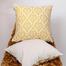 Agrey Hometex Premium Cotton Cushion Cover Gold Sparkle 16x16 Inch image