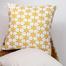 Agrey Hometex Premium Cotton Cushion Cover Gold Sparkle 16x16 Inch image