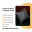 Agrey Hometex Premium Cotton Cushion Cover Silver Sparkle 14x14 Inch image