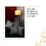 Agrey Hometex Premium Cotton Cushion Cover Silver Sparkle 18x18 Inch image
