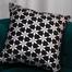 Agrey Hometex Premium Cotton Cushion Cover Silver Sparkle 14x14 Inch image