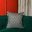 Agrey Hometex Premium Cotton Cushion Cover Silver Sparkle 14x14 Inch image