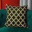 Premium Gold Sparkle Cushion Cover 20x12 Inch image
