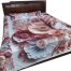 Premium King Size 3D Design Bed Sheet image