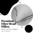 Premium Quality Fiber Head Pillow White 18x24 Inch image