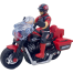 Premium Quality Red Police Motorcycle For Kids image