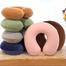 Premium U-Shaped Neck Pillow for Travel - Multicolor (11x10) Inch 1 Pcs image