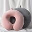 Premium U-Shaped Neck Pillow for Travel - Multicolor (11x10) Inch 1 Pcs image