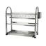 Prestige Dish Drying Rack Stainless Steel Sus 304 Food Grade 3 Tier 20 Plate image