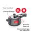 Prestige Pressure Cooker Nakshatra Hard Anodised Induction Bottom - 5 liter image