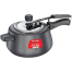 Prestige Pressure Cooker Svachh Nakshatra Cute Duo Hard Anodised with Deep Lid for Spillage Control-Black image