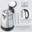 Prestige Stainless Steel Automatic Electric Kettle Auto Shut-Off and Boil-Dry Protection, Cordless,BPA Free-2 Ltr image