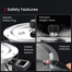 Prestige Triply Outer Lid Induction Compatible Pressure Cooker Silver Deep Lid Spillage Control Even Heat Distribution image