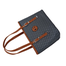 Printed Tote Handbag - MKPT01 (Black) image
