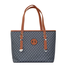 Printed Tote Handbag - MKPT01 (Black) image