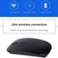 Professional 2.4Ghz Optical Wireless Compatible USB Button Computer Mouse High Precision Capacity Mice (Black Colour) image