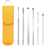 Professional Ear Cleaning Tool Set 6 Piece - Reusable Ear Pick And Curette image