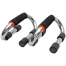 Push Up Bars - Silver - Soft Foam Grip - Random Color