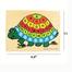 Puzzle Turtle toy wood alphabet puzzle numbers (ZKB068) image