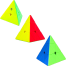 Pyramid High Speed Rubix Cube Multi Colour image