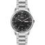 Q And Q Analog Day Date Wrist Watch For Men - Silver image
