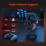 Qcy Heroad Vn200 Pro H7gm 7.1 Usb Wired Gaming Headset Rgb Ps4 Ps5 Pc Compatible image