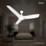 Qulik Aerovane 52 Inch Silent ABS Blade Remote Under Light Ceiling Fan image
