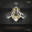 Qulik Chandelier Luxury Classic Decorative Crystal 6 LED Lamp Ceiling Lights image