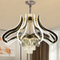 Qulik Chandelier Luxury Classic Decorative Crystal 6 LED Lamp Ceiling Lights image