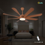 Qulik Helix UL 60 Inch Ceiling Fan (Light Wood) image