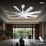 Qulik Helix UL 60 Inch Silent ABS Blade Under light with Remote Ceiling Fan image