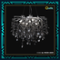 Qulik Luxury Decorative Oxidized Silver Smoke Ash Pendant Ceiling Lights image