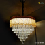 Qulik Modern Candle Crystal Chandelier Decoration Pendant Hanging 6 layer 3 color LED Ceiling Light image