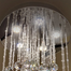 Qulik Modern Chandelier Decorative Hanging Crystal Suspension Shape LED Ceiling Light image