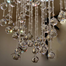 Qulik Modern Chandelier Decorative Hanging Crystal Suspension Shape LED Ceiling Light image