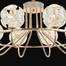 Qulik Modern Crystal Chandelier 8 Circle-shaped Hanging LED Ceiling Light image