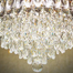 Qulik Modern Crystal Chandelier Decorative Pendant Hanging 6 layer 3 Color LED Ceiling Light image