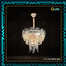 Qulik Modern Crystal Chandelier Decoration Pendant Hanging 3 layer 3 color LED Ceiling Light image